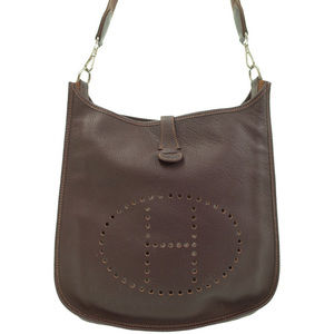Hermes Evelyn GM Shoulder Bag Brown